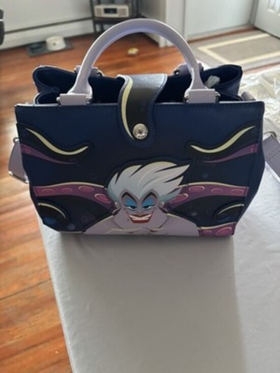 Loungefly Handbags - Disney Loungefly Ursula The little Mermaid Villains Crossbody Glow in the Dark